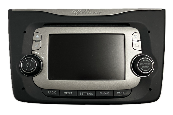 Frontansicht eines Alfa Romeo MiTo Autoradios